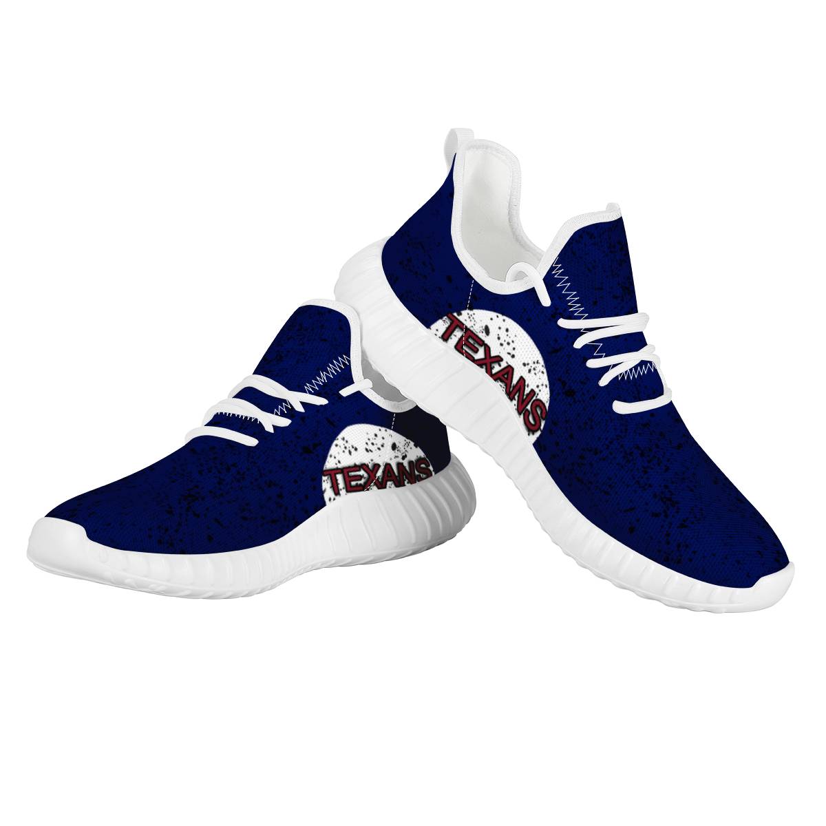 Women's Houston Texans Mesh Knit Sneakers/Shoes 012